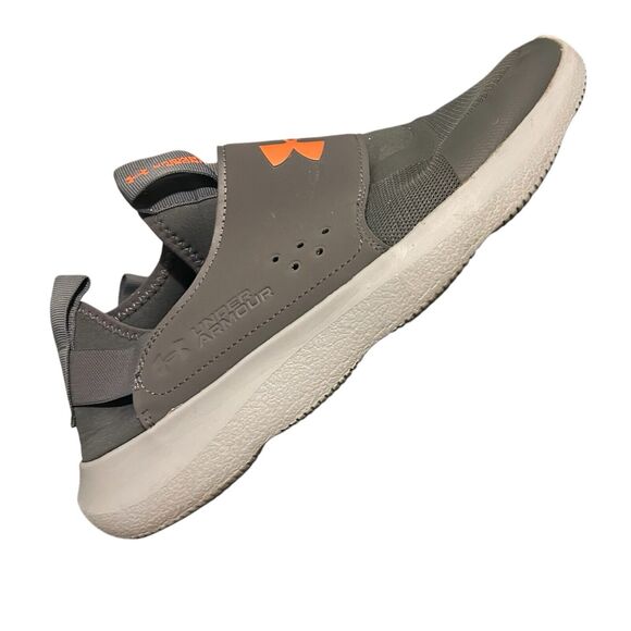 Under Armour Mens Runplay Running Shoe 3024870-104 Sz 13 Dark Gray/Orange main image 4